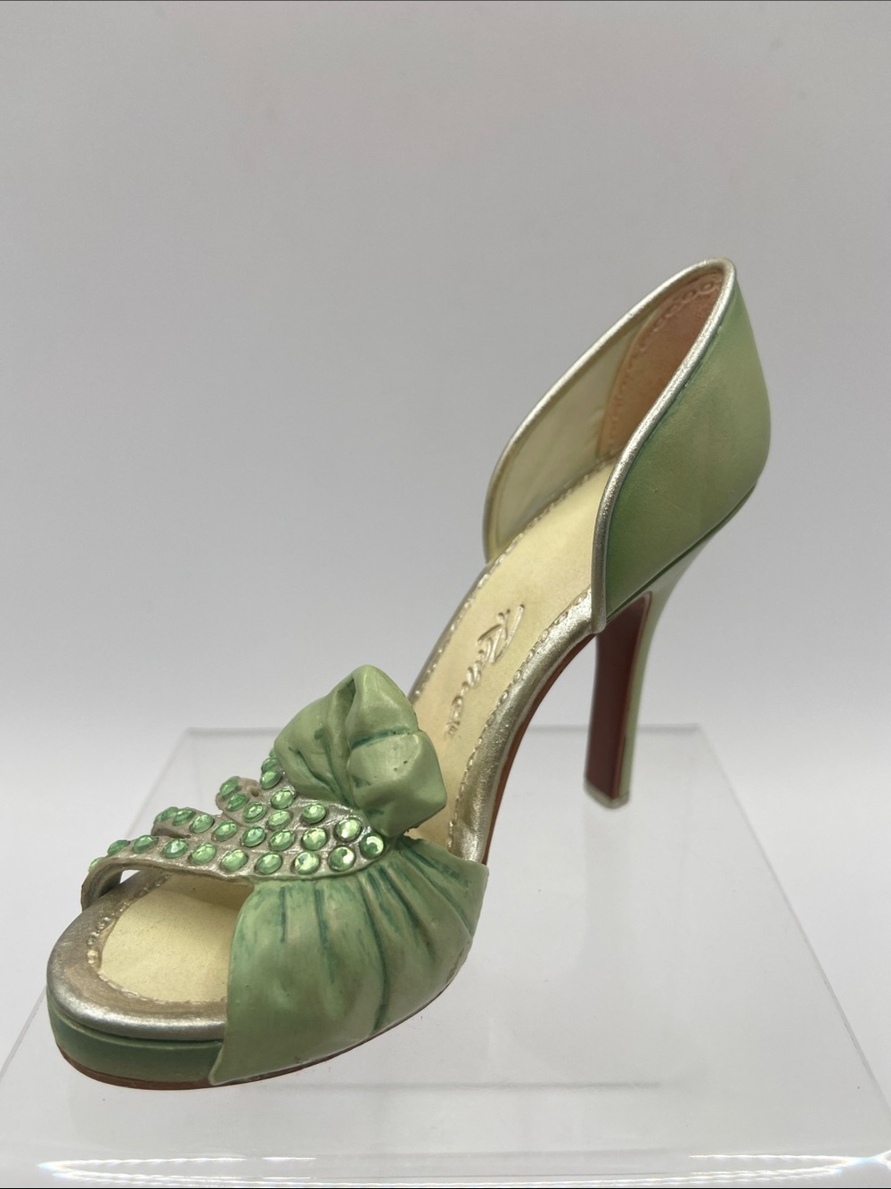Just The Right Shoe by Raine Strike A Pose Miniature Shoe Figurine Collectible